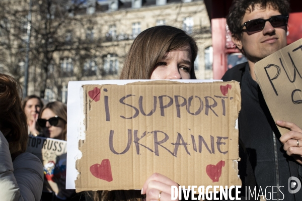 Rassemblement soutien Ukraine