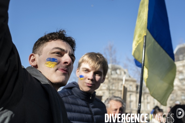 Rassemblement soutien Ukraine