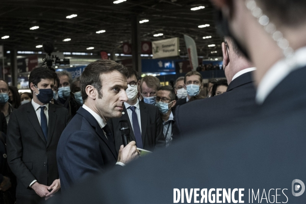 Emmanuel Macron inaugure le Salon International de l Agriculture.