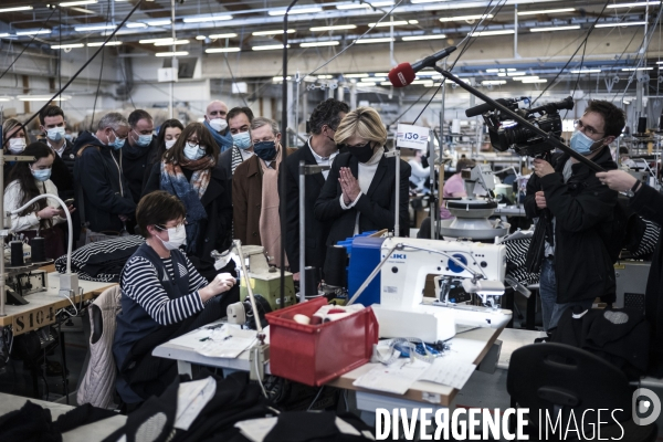 Déplacement de Valérie Pecresse en Normandie