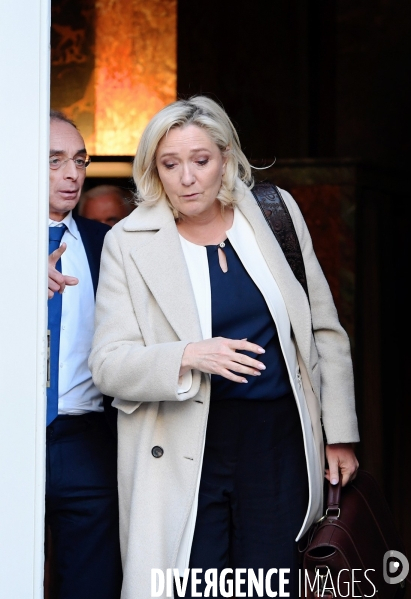 Eric Zemmour avec Marine Le Pen