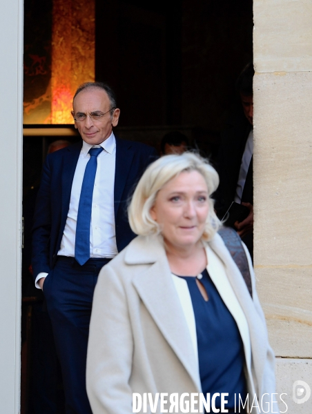 Eric Zemmour avec Marine Le Pen