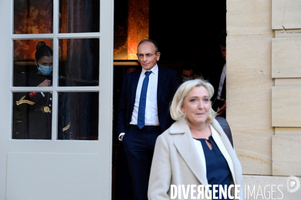 Eric Zemmour avec Marine Le Pen