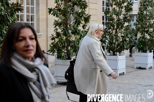 Anne Hidalgo avec Marine Le Pen