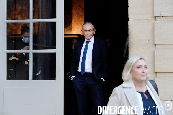 Eric Zemmour avec Marine Le Pen