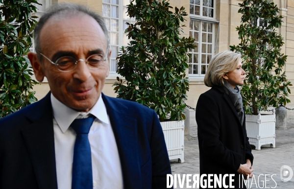 Eric Zemmour avec Valerie Pecresse