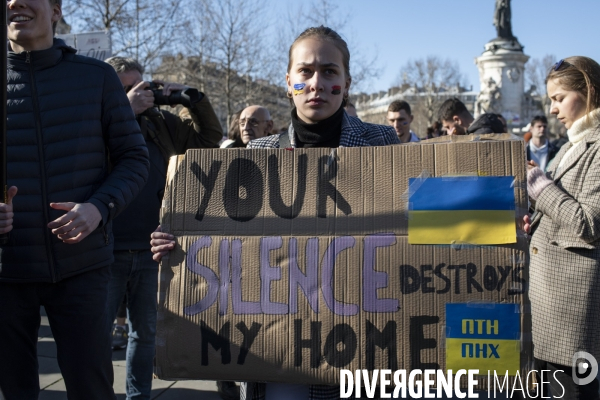 Rassemblement soutien Ukraine