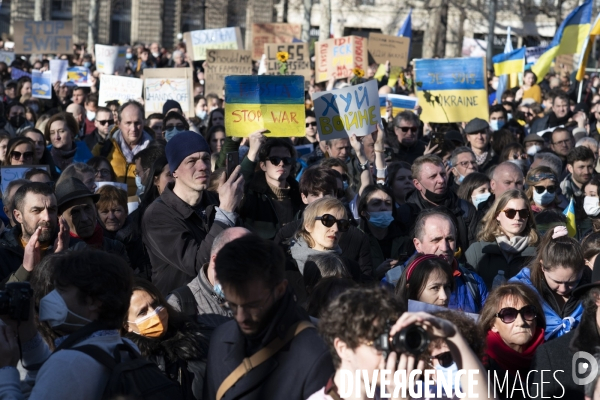 Rassemblement soutien Ukraine