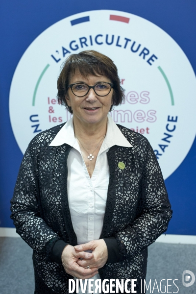 Christiane Lambert Présidente de la FNSEA au Salon de l Agriculture