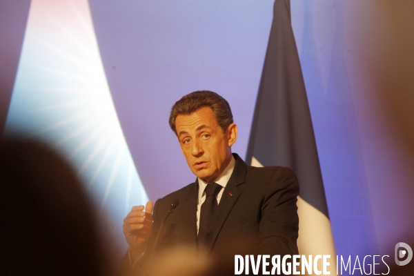 Conférence de presse de NICOLAS SARKOZY, présentation de la présidence française du G8 et du G 20