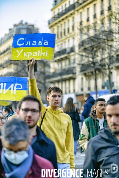 Rassemblement pour la paix en Ukraine