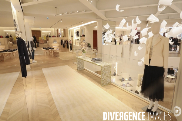 Ouverture de la nouvelle boutique dior 30 rue montaigne