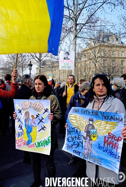 Rassemblement pour la paix et en soutien au peuple ukrainien