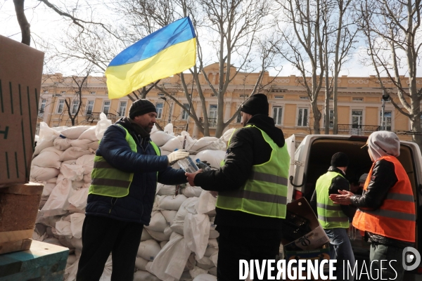 Odessa, Ukraine se prépare à la guerre