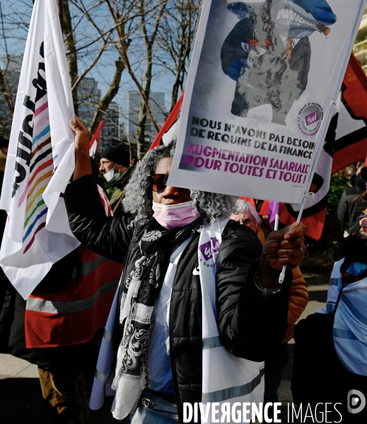 Manifestation des salariés d Orpea et de Korian