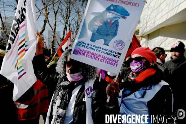 Manifestation des salariés d Orpea et de Korian