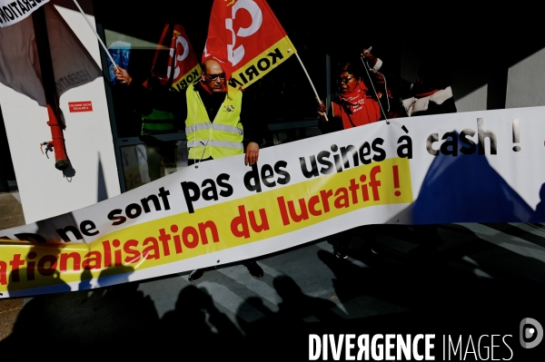 Manifestation des salariés d Orpea et de Korian