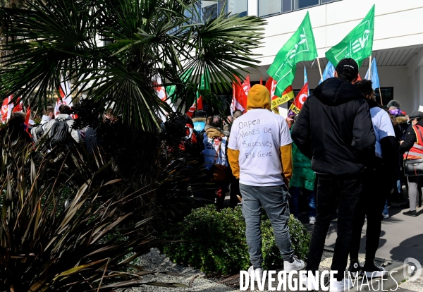 Manifestation des salariés d Orpea et de Korian