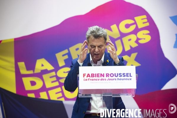 Fabien Roussel au cirque d hiver
