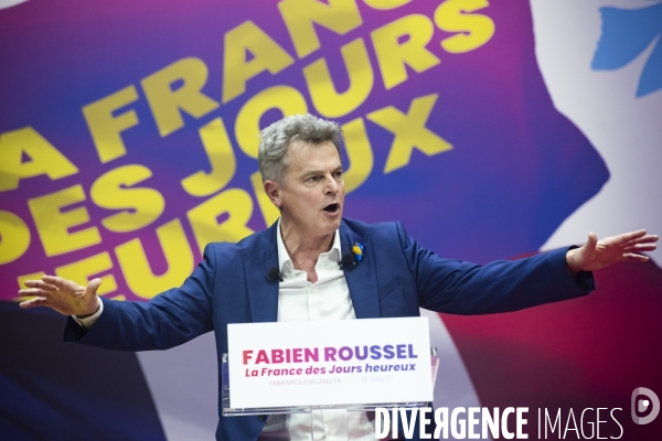Fabien Roussel au cirque d hiver