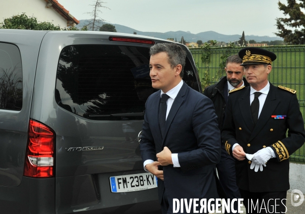 Déplacement de Gérard Darmanin