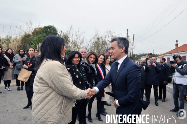 Déplacement de Gérard Darmanin