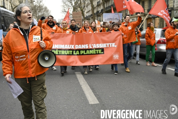 Marche pour le climat 2022 LOOK UP, le 12 mars à Paris. Walk for the climate.