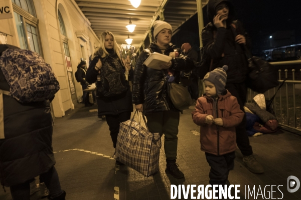 Convoi humanitaire à la frontière Ukrainienne.