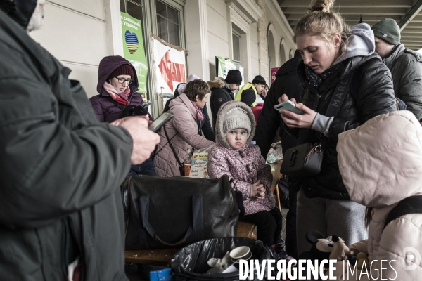 Convoi humanitaire à la frontière Ukrainienne.