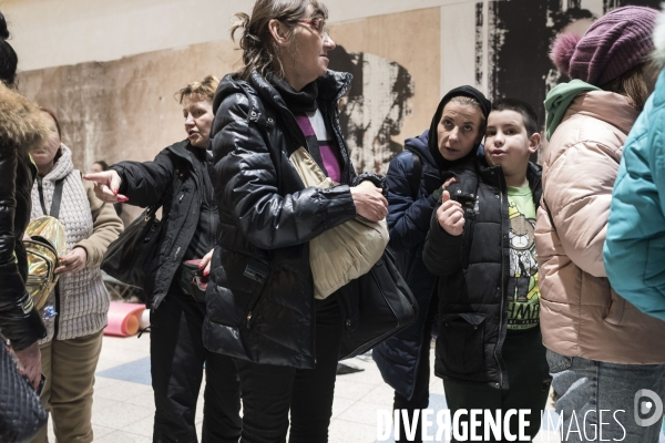 Convoi humanitaire à la frontière Ukrainienne.