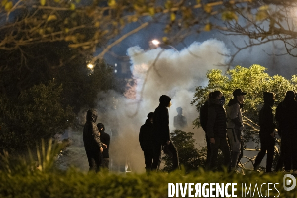 Protestation à Bastia