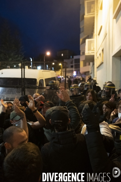 Protestation à Bastia