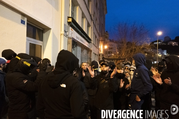 Protestation à Bastia