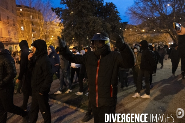 Protestation à Bastia