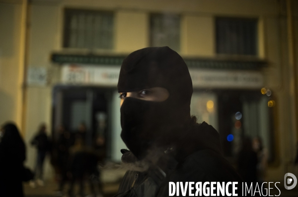 Protestation à Bastia