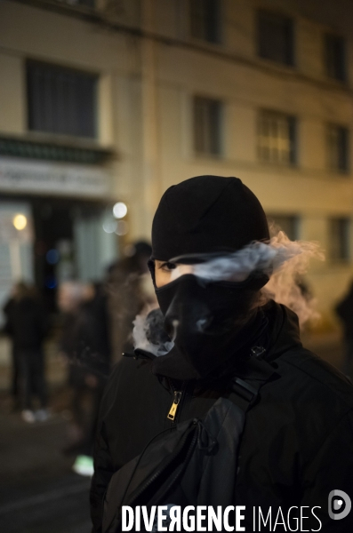 Protestation à Bastia