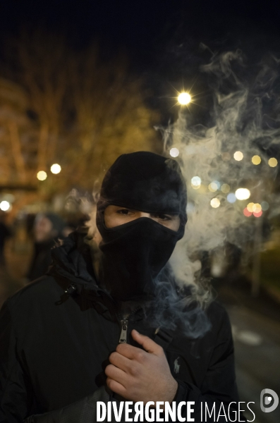 Protestation à Bastia