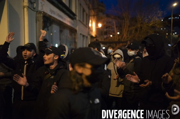 Protestation à Bastia