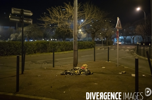 Protestation à Bastia