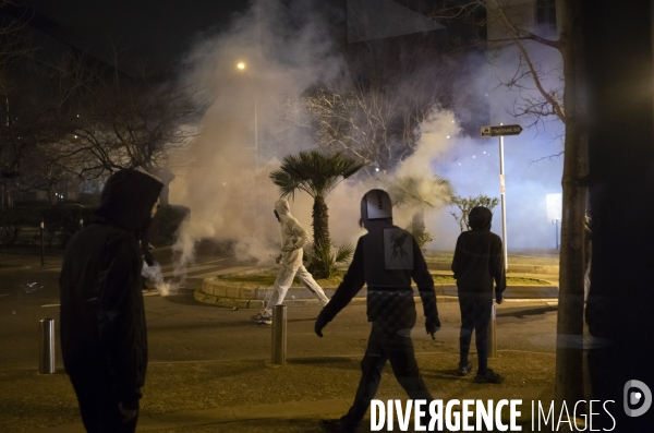 Protestation à Bastia