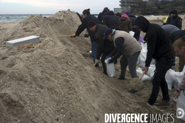 Sacs de sable volontaires