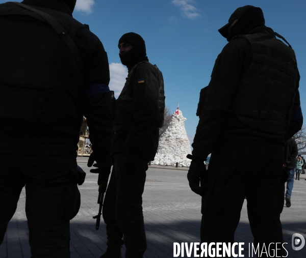 Ukraine, Odessa, ville dans l attente d une attaque russe