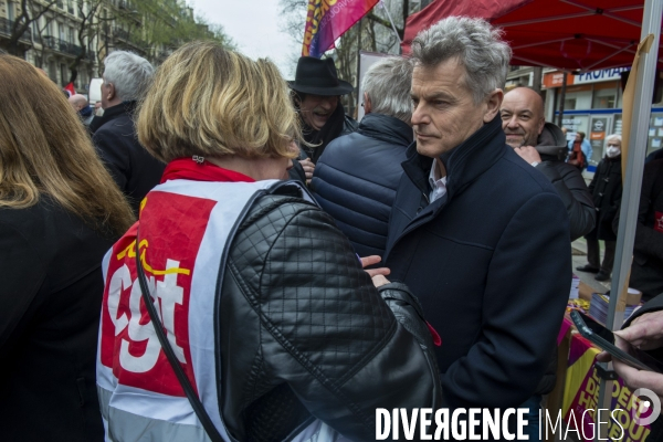 Manifestation interprofessionnelle pour les salaires