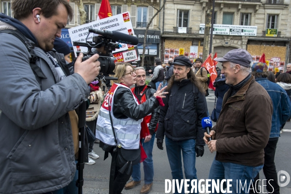 Manifestation interprofessionnelle pour les salaires