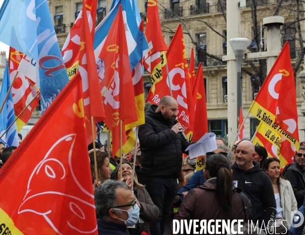 Manifestation Inter-Sydicale à Marseille