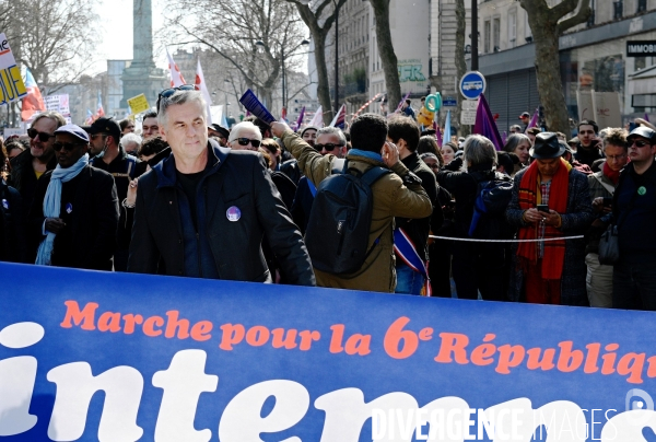 Marche pour la 6ème république à Paris