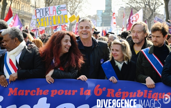 Marche pour la 6ème république à Paris