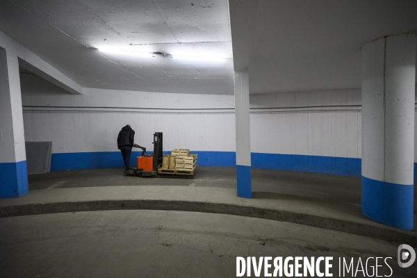 La caverne ferme souterraine