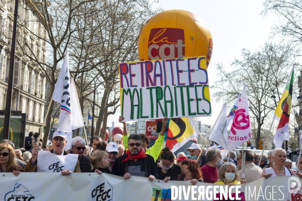 Manifesation des retraités