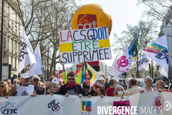 Manifesation des retraités